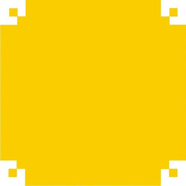 Papel Verniz Espelho 50X60 Amarelo - Pacote com 40 Unidades