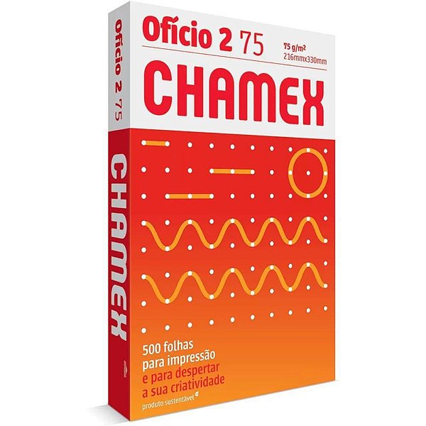 Papel Sulfite Ofício 2 Chamex 75G 500 Folhas