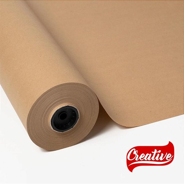 Papel Semi KRAFT Bobina 40CM X 200M 70GRS
