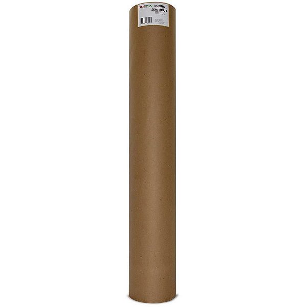 Papel Semi KRAFT Bobina 120CM X 200M - 60G/M²