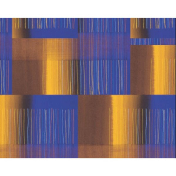 Papel de Presente Bobina Couchê 60CM MOD348 Quadrados - Rolo de 100 Metros