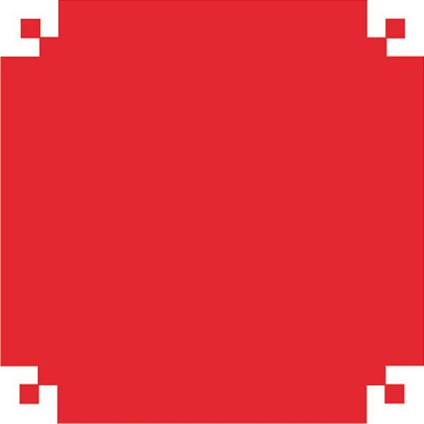 Papel de Presente Bobina Couchê Vermelho 60CM X 100M