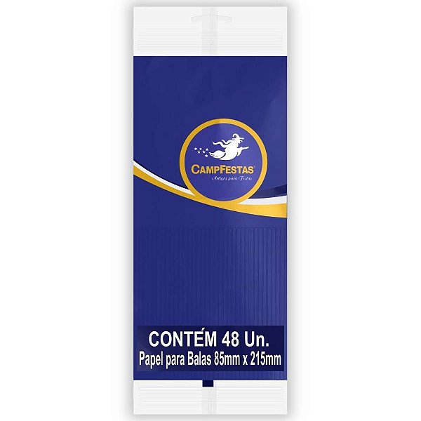 Papel para Bala AZESC 90X220MM 1 Franja 48F