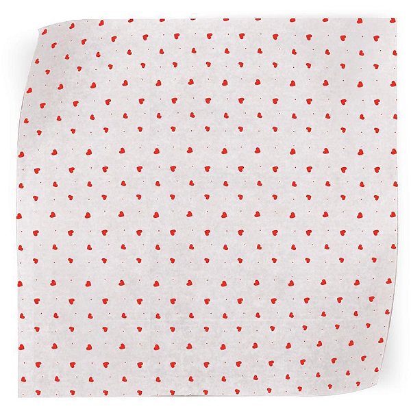 Papel Manteiga Decorado Love VERM45X70CM PCT com 20