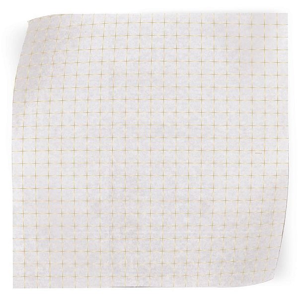 Papel Manteiga Decorado GRID Ouro 45X70CM PCT com 20