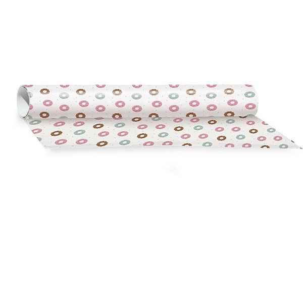 Papel Manteiga Decorado Donuts 50X10CM