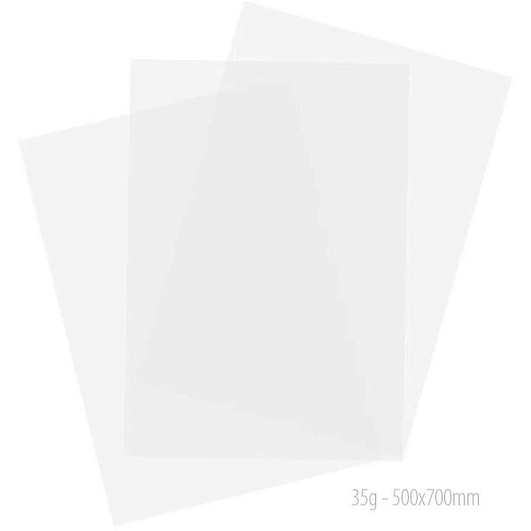 Papel Manteiga 35G 500X700MM – Pacote com 100 Folhas