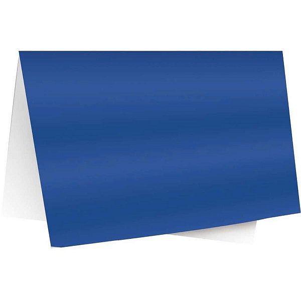 Papel Laminado 45X59CM Lamicor Azul Pacote com 40