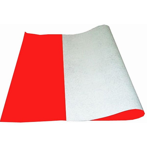 Papel Dobradura 50X60CM Vermelho Pacote com 100