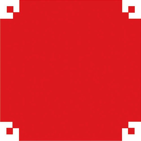 Papel Folha de Seda Vermelho 48X60CM 20G - Pacote com 100 Unidades