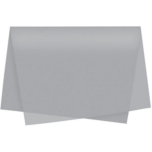 Papel Folha de Seda Prata 48X60CM 20G PCT com 100