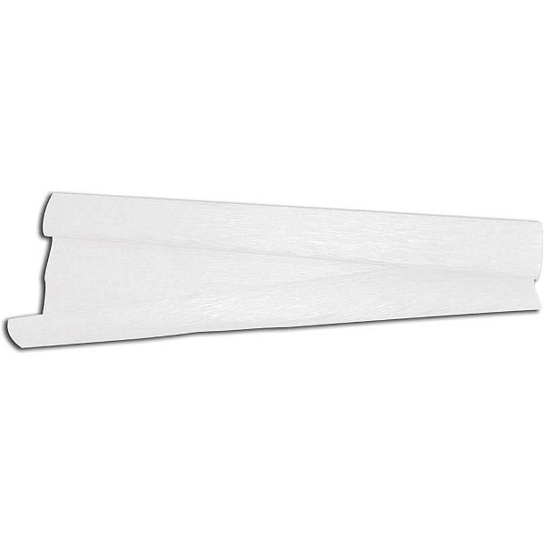 Papel Crepom 48CM X 2,00M Branco - Pacote com 10 Unidades