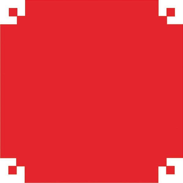 Papel Celofane 80X80CM Liso Vermelho Pacote com 50