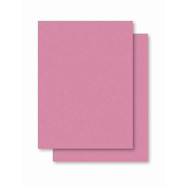 Papel Cartolina Rosa Escolar 50X66CM - 140G, Pacote com 100 Folhas