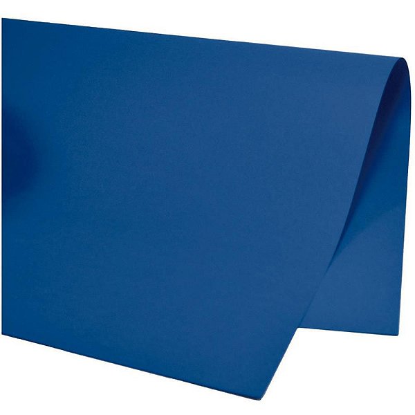 Papel Cartolina Dupla Face Color SET 48X66CM Azul Escuro PCT com 20