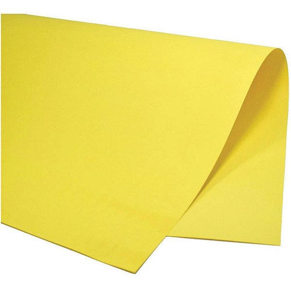 Papel Cartolina Dupla Face Color SET 48X66CM Amarelo PCT com 20