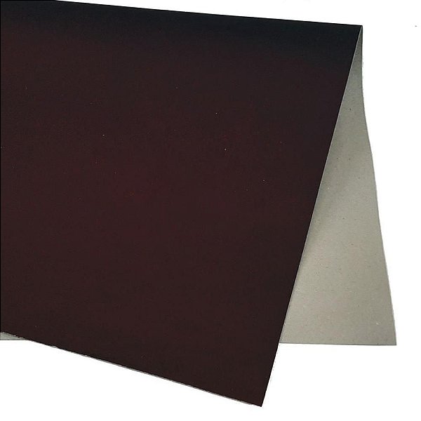 Papel Cartão Fosco Marrom 48X66CM 200G - Pacote com 20