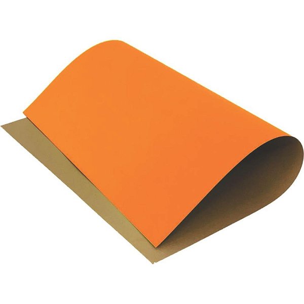 Papel Cartão Fosco 48X66CM 200G Laranja Pacote com 20