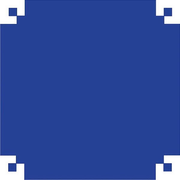 Papel Camurça 40X60CM Azul Royal - Pacote com 25
