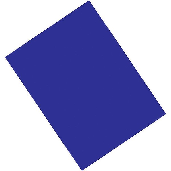 Papel Camurça 40X60CM Azul Escuro Pacote com 25 Folhas