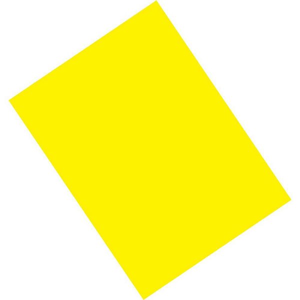 Papel Camurça 40X60CM Amarelo - Pacote com 25 Unidades