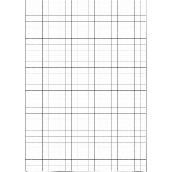 Papel Almaço Quadriculado 1X1CM PCT com 200