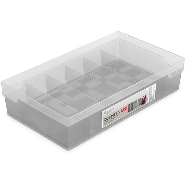 Organizador de Gaveta C80 Colméia Cristal 35X20X7,5C