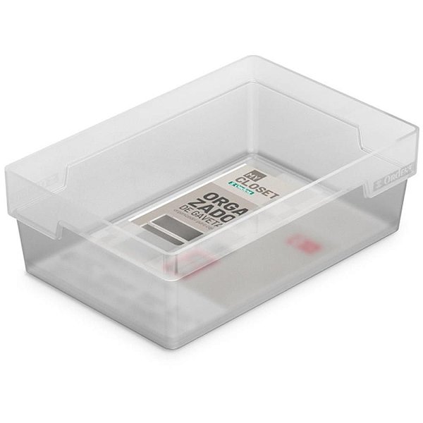 Organizador de Gaveta 020 Cristal 17X11,5X5,5CM