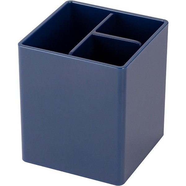Organizador de Escritório Modular com 03 Divisória Azul