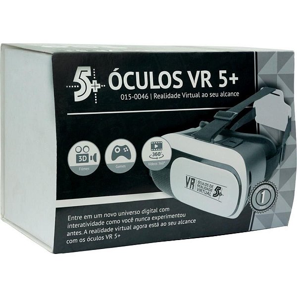 óculos para Games Realidade Virtual 3D Branco