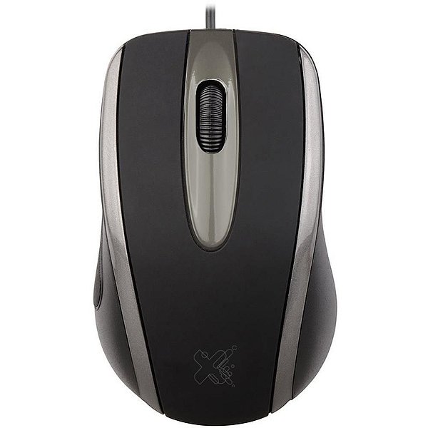 Mouse óptico USB Techzone 800DPI PTO/CINZA 20