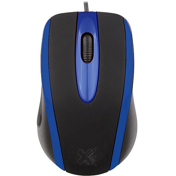 Mouse óptico USB Techzone 800DPI PRETO/AZUL 20