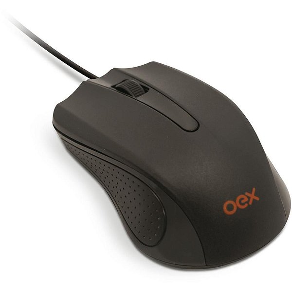 Mouse óptico USB 800DPI 3 Botões Preto