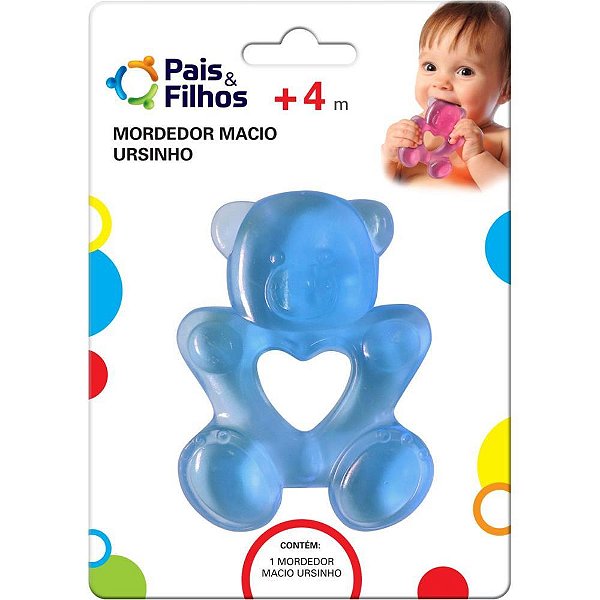 Mordedor Infantil Macio Ursinho Sortido