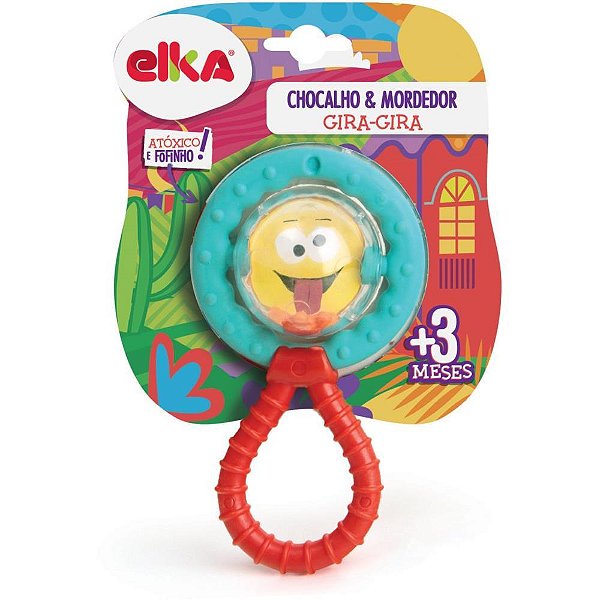 Mordedor Infantil Gira Gira com Chocalho