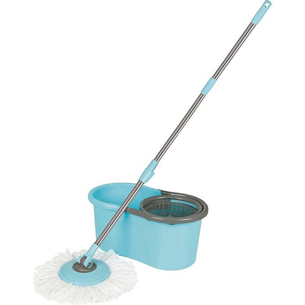 Mop Limpeza Prática com Sistema de Remoção de água e Cabo Articulado