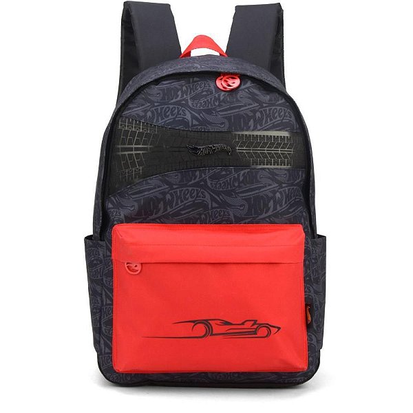 Mochila HOT Wheels Grande - Preto