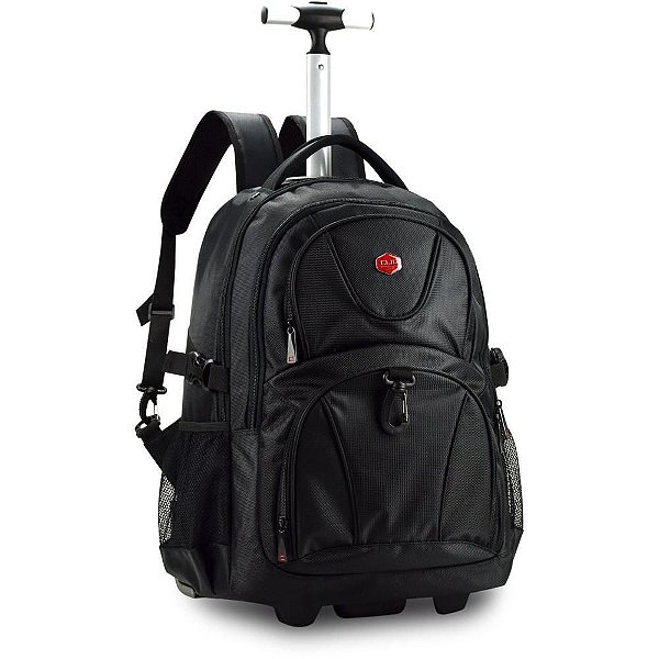 Mochila para Notebook Executive com Rodinhas 50CM PRET