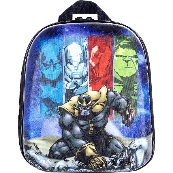 Mochila Infantil Marvel Pequena com Estampa 3D