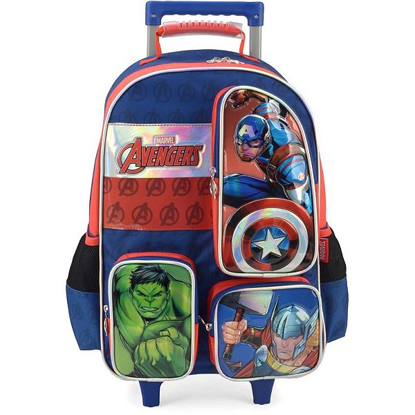 Mochila Infantil com Rodinha THE Avengers GD AZ
