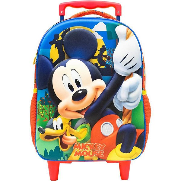 Mochila Infantil com Rodinha Mickey Y