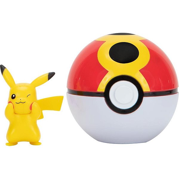 Miniatura Colecionável Pokémon CLIP ´N´ GO Pokebola Wave 7