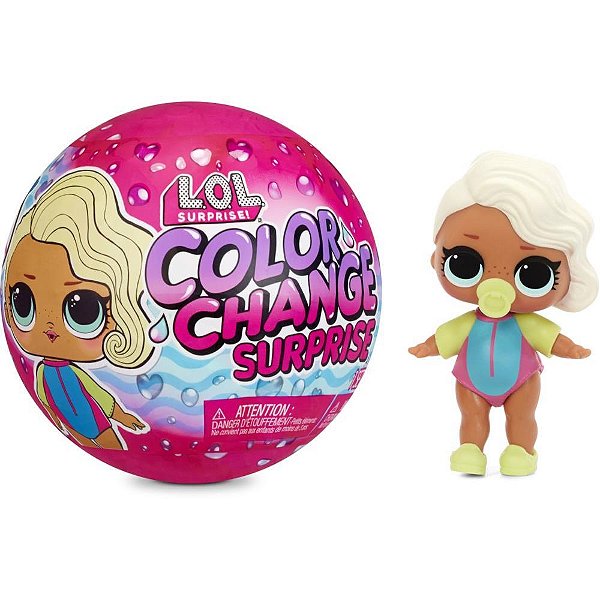 Miniatura Colecionável LOL Surprise Color Change DOLL