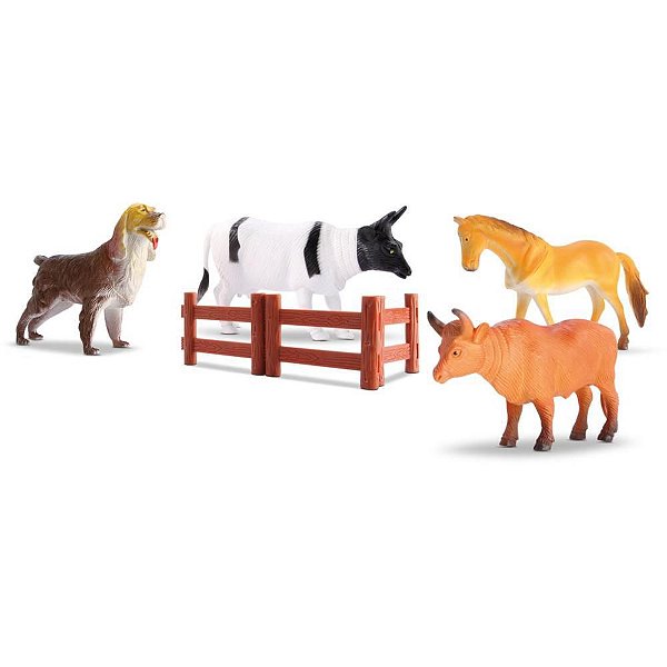 Miniatura Colecionável KIT Animais da Fazenda Solapa