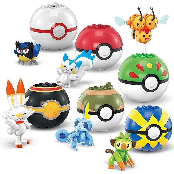 Mega Construx Pokémon Pokébola Colorida (sortido)
