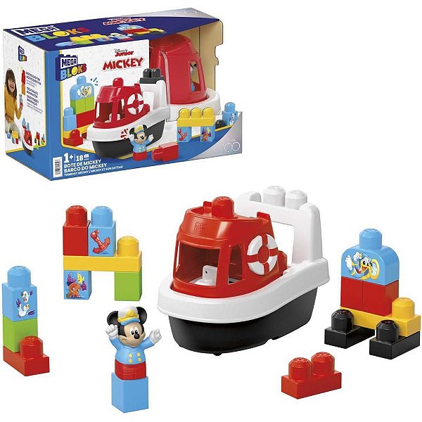 Mega BLOKS Disney 100TH Barco do Mickey