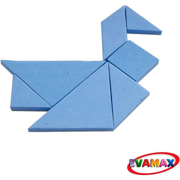 Material Didático EVA Tangram – 7 Peças Coloridas e Atóxicas