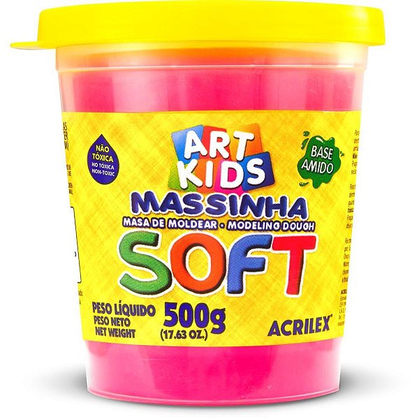 Massa para Modelar SOFT 500G Maravilha - a Base de Amido e Não Tóxica