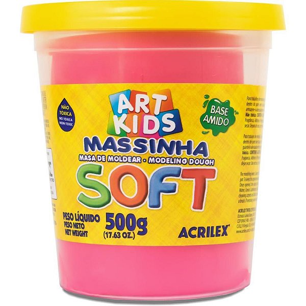 Massa para Modelar SOFT 500G Maravilha - À Base de Amido e Não Tóxica
