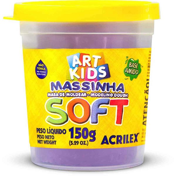 Massa para Modelar SOFT 150G Violeta À Base de Amido - Acrilex